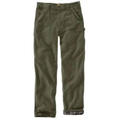 CARHARTT B111 MOSS - FLANNEL LINED DUCK PANT