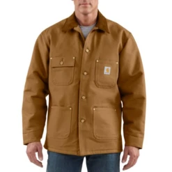 CARHARTT C001 DUCK CHORE COAT BLANKET LINED