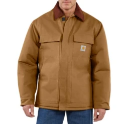 CARHARTT DUCK TRADITIONAL COAT/ ARCTIC QUILT LINED C003
