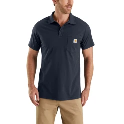 CARHARTT FORCE COTTON DELMONT POCKET POLO 103569