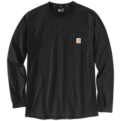 CARHARTT FORCE RELAXED FIT MIDWEIGHT LONG SLEEVE POCKET T SHIRT 104617 -down jacket shop CARHARTT FORCE RELAXED FIT MIDWEIGHT LONG SLEEVE POCKET T SHIRT 104617 N04 S