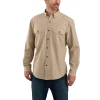 CARHARTT Mens' Loose Fit Midweight Chambray Long Sleeve Shirt #104368 -down jacket shop CARHARTT Mens Loose Fit Midweight Chambray Long Sleeve Shirt 104368