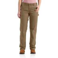 CARHARTT WOMEN'S ORIGINAL FIT CRAWFORD PANT 102080 257 YUKON