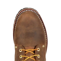 GEORGIA BOOT STEEL TOE WATERPROOF 400g INSULATED LOGGER WORK BOOT -down jacket shop GB00065 birdseye