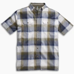 KUHL Men's Response Short Sleeve Shirt -down jacket shop KUH 7452 Response RollingHills Flatlay