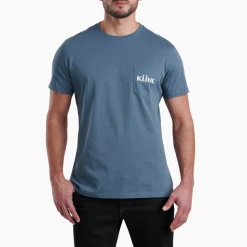 KUHL Men's Ridge T Shirt -down jacket shop KUH 7470 RidgeT DeepWaters Front