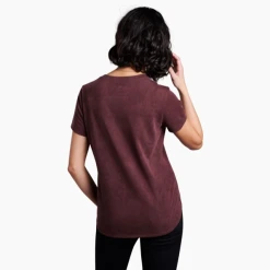 KUHL Women's Konstance Short Sleeve Shirt 9 KUHL Women's Konstance Short Sleeve Shirt -down jacket shop KUH 8478 KonstanceSS GanachePrint Back