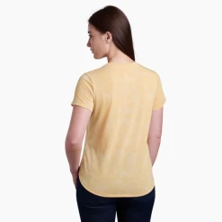 KUHL Women's Konstance Short Sleeve Shirt 11 KUHL Women's Konstance Short Sleeve Shirt -down jacket shop KUH 8478 KonstanceSS HoneyPrint Back