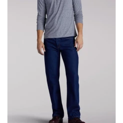 LEE MEN'S REGULAR FIT BOOTCUT JEANS IN PEPPER PREWASH