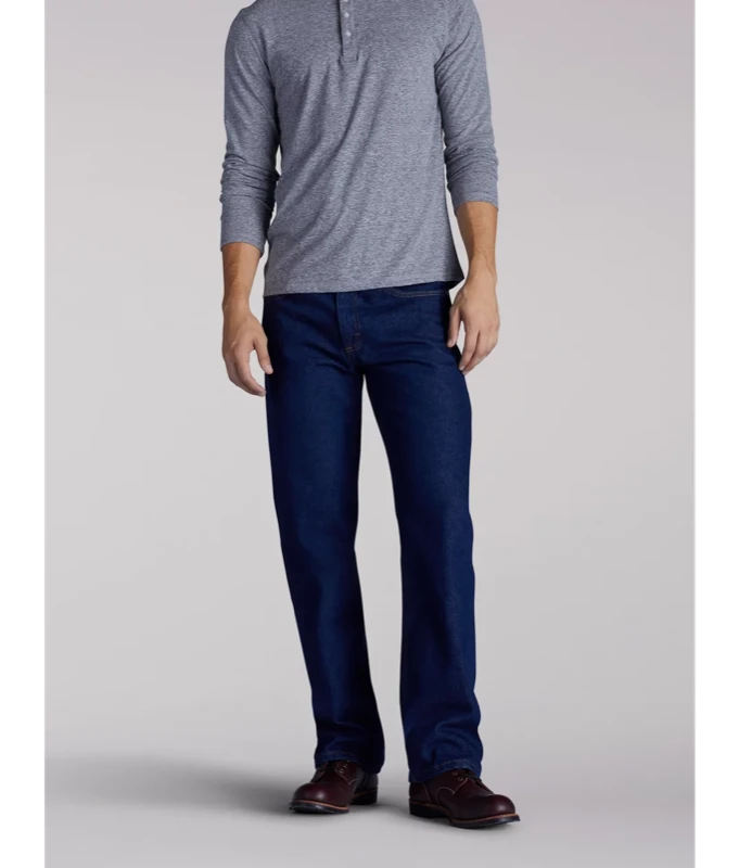 LEE MEN'S REGULAR FIT BOOTCUT JEANS IN PEPPER PREWASH - Image 7