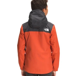 THE NORTH FACE BOYS' WARM STORM RAIN JACKET -down jacket shop NF0A53C9 22J back