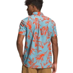 THE NORTH FACE Men's Short Sleeve Baytrail Pattern Shirt -down jacket shop NF0A55ND IP6 back