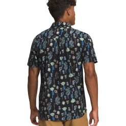 THE NORTH FACE Men's Short Sleeve Baytrail Pattern Shirt -down jacket shop NF0A55ND IQ4 back