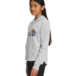THE NORTH FACE Girls' Camp Fleece Pullover Hoodie -down jacket shop NF0A7WQH GAU model34