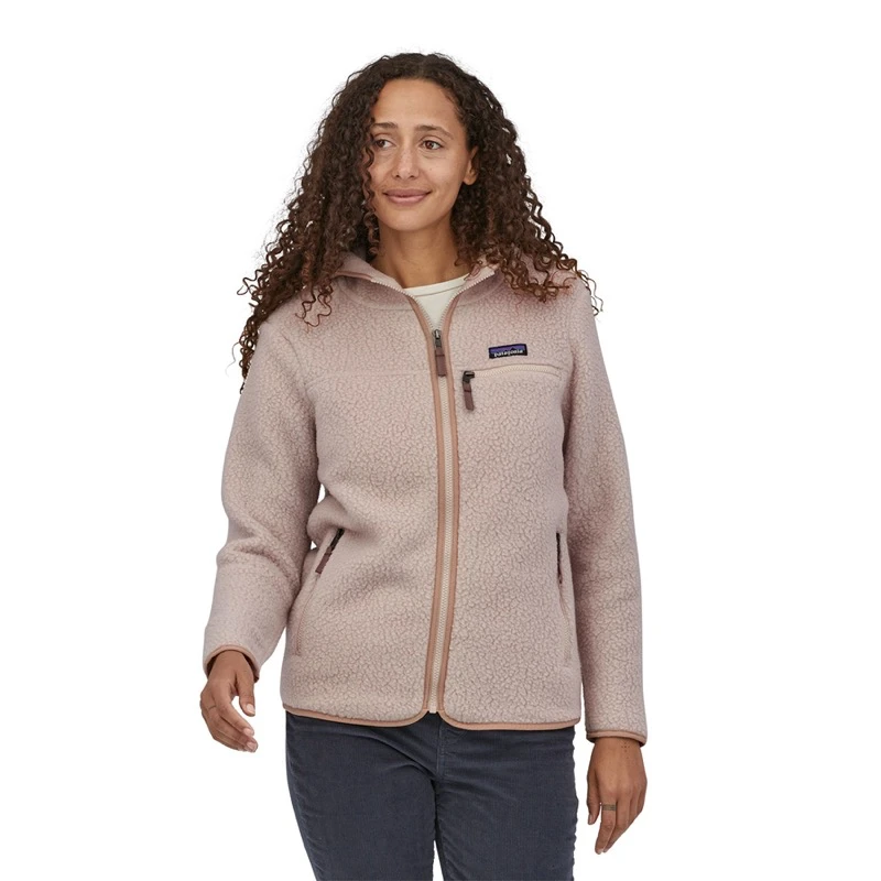 PATAGONIA WOMEN'S RETRO PILE FLEECE HOODY 4 PATAGONIA WOMEN'S RETRO PILE FLEECE HOODY - Image 2