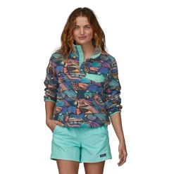 PATAGONIA Women's Lightweight Synchilla Snap T Fleece Pullover