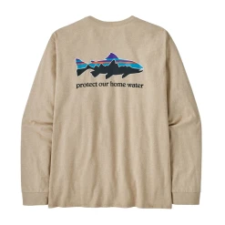PATAGONIA Men's Long Sleeved Home Water Trout ResponsibiliTee #37574 9 PATAGONIA Men's Long Sleeved Home Water Trout ResponsibiliTee #37574 -down jacket shop PAT 37574 ORTN alt1