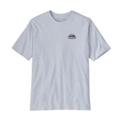 PATAGONIA Men's Skyline Stencil Responsibili Tee #37673 -down jacket shop PAT 37673 WHI front