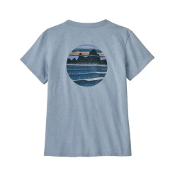 PATAGONIA Women's Skyline Stencil Responsibili Tee #37684 -down jacket shop PAT 37684 STME TO