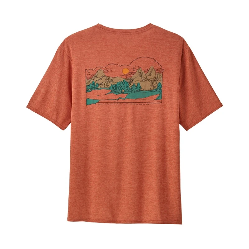 PATAGONIA Mens' Capilene Cool Daily Graphic Shirt_Lands #45385 6 PATAGONIA Mens' Capilene Cool Daily Graphic Shirt_Lands #45385 - Image 4