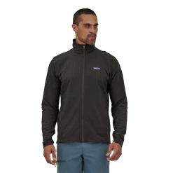 PATAGONIA Men's R1 Techface Jacket #83580 -down jacket shop PAT 83580 BLK M1