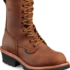 RED WING WORK RED WING #620 MEN'S LOGGERMAX 9" LOGGER BOOT WATERPROOF