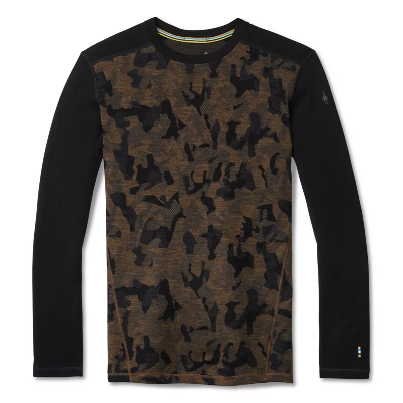 SMARTWOOL Men's Classic Thermal Merino Base Layer Pattern Crew 3 SMARTWOOL Men's Classic Thermal Merino Base Layer Pattern Crew