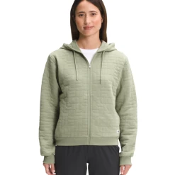 THE NORTH FACE WOMEN'S LONGS PEAK QUILTED FULL ZIP HOODIE