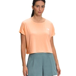 THE NORTH FACE WOMEN'S WANDER CROSSBACK SHORT SLEEVE -down jacket shop THE NORTH FACE WOMENS WANDER CROSSBACK SHORT SLEEVE 3R8 XS