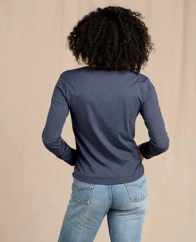 Toad&Co TOAD & CO Women's Rose Long Sleeve Tee 8 Toad&Co TOAD & CO Women's Rose Long Sleeve Tee - Image 6