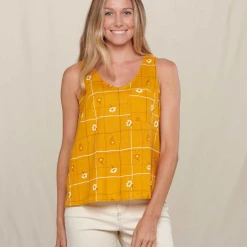Toad&Co TOAD & CO Taj Hemp Button Back Tank