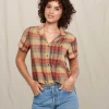 Toad&Co TOAD & CO Women's Camp Cove Short Sleeve Shirt 1 Toad&Co TOAD & CO Women's Camp Cove Short Sleeve Shirt -down jacket shop TOAD CO WOMENS CAMP COVE SHORT SLEEVE SHIRT