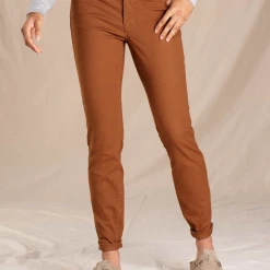 Toad&Co TOAD & CO WOMEN'S EARTHWORKS 5 POCKET SKINNY PANT -down jacket shop TOAD CO WOMENS EARTHWORKS 5 POCKET SKINNY PANT BRSG 060