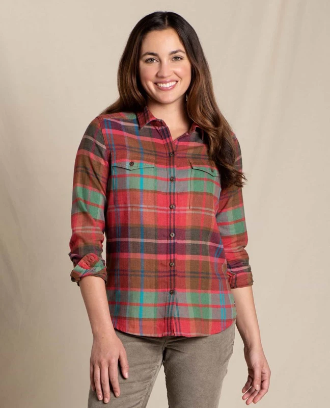 Toad&Co TOAD & CO WOMEN'S RE FORM FLANNEL SHIRT 7 Toad&Co TOAD & CO WOMEN'S RE FORM FLANNEL SHIRT - Image 5