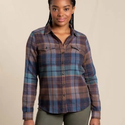 Toad&Co TOAD & CO WOMEN'S RE FORM FLANNEL SHIRT 9 Toad&Co TOAD & CO WOMEN'S RE FORM FLANNEL SHIRT -down jacket shop TOAD CO WOMENS RE FORM FLANNEL SHIRT RVRS XS