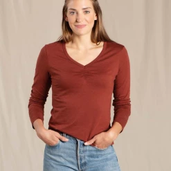 Toad&Co TOAD & CO Women's Rose Long Sleeve Tee 10 Toad&Co TOAD & CO Women's Rose Long Sleeve Tee -down jacket shop TOAD CO Womens Rose Long Sleeve Tee MNZT XS